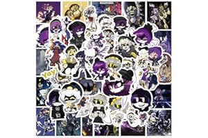 110PCS Murd Dro Stickers, Comic Cartoon Anime Stickers Pack for Water Bottle Laptops Guitar Phones, Vinyl Waterproof Murder U