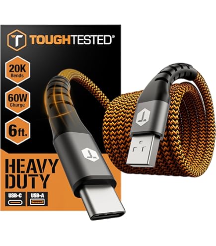 Amazon.com: ToughTested Lightning to USB Cable 8FT – MFi Certified