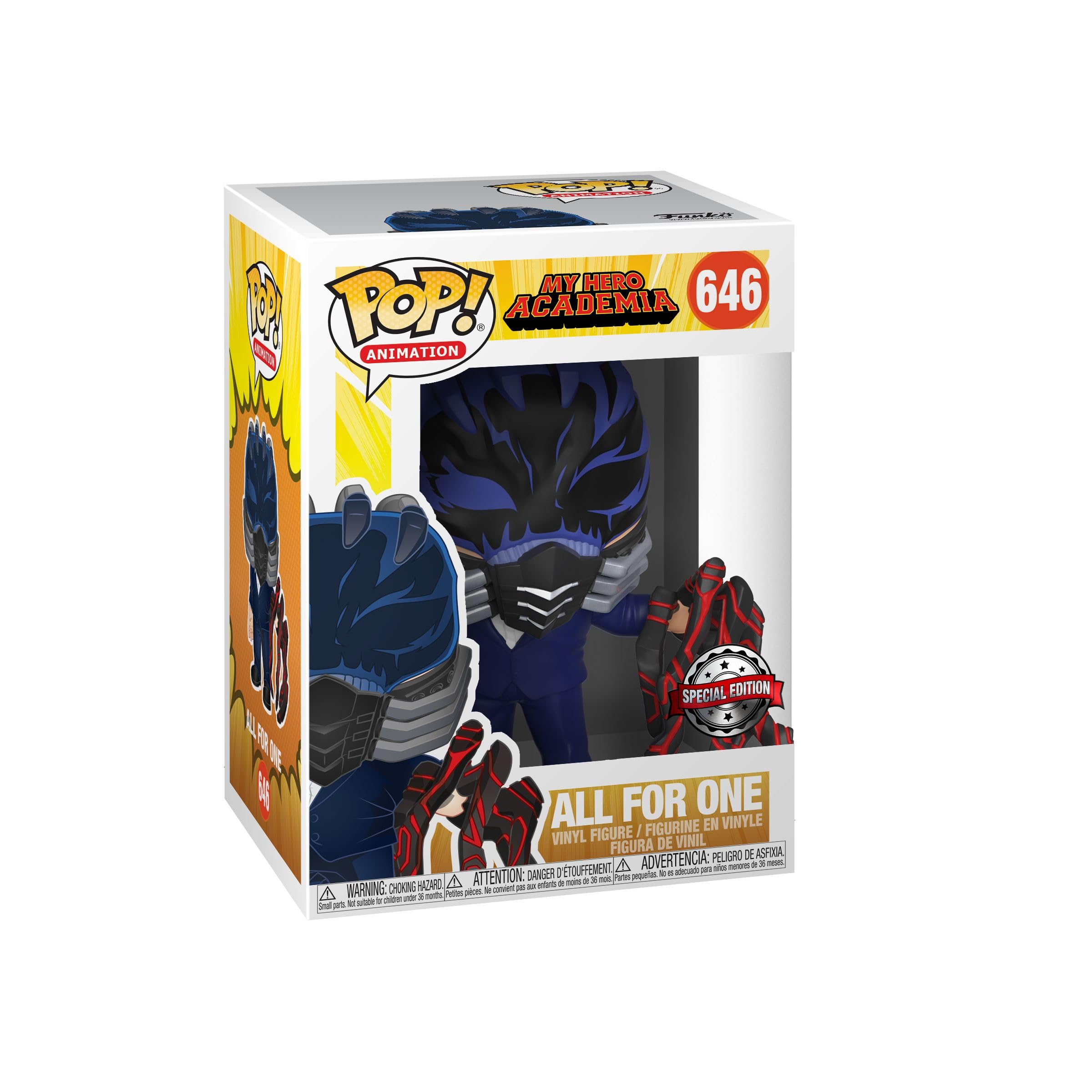 Funko POP! Animation: MHA - All for One #2 - My Hero Academia and 2 - Collectable Vinyl Figure - Gift Idea - Official Merchandise - Toys for Kids & Adults - Anime Fans - Model Figure for Collectors