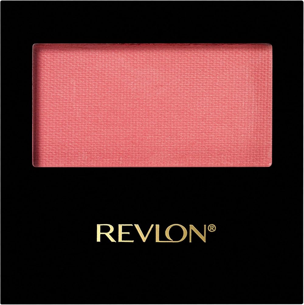 Revlon Powder Blush Tickled Pink Natural Color Flush Silky Smooth Easy Blend 5g