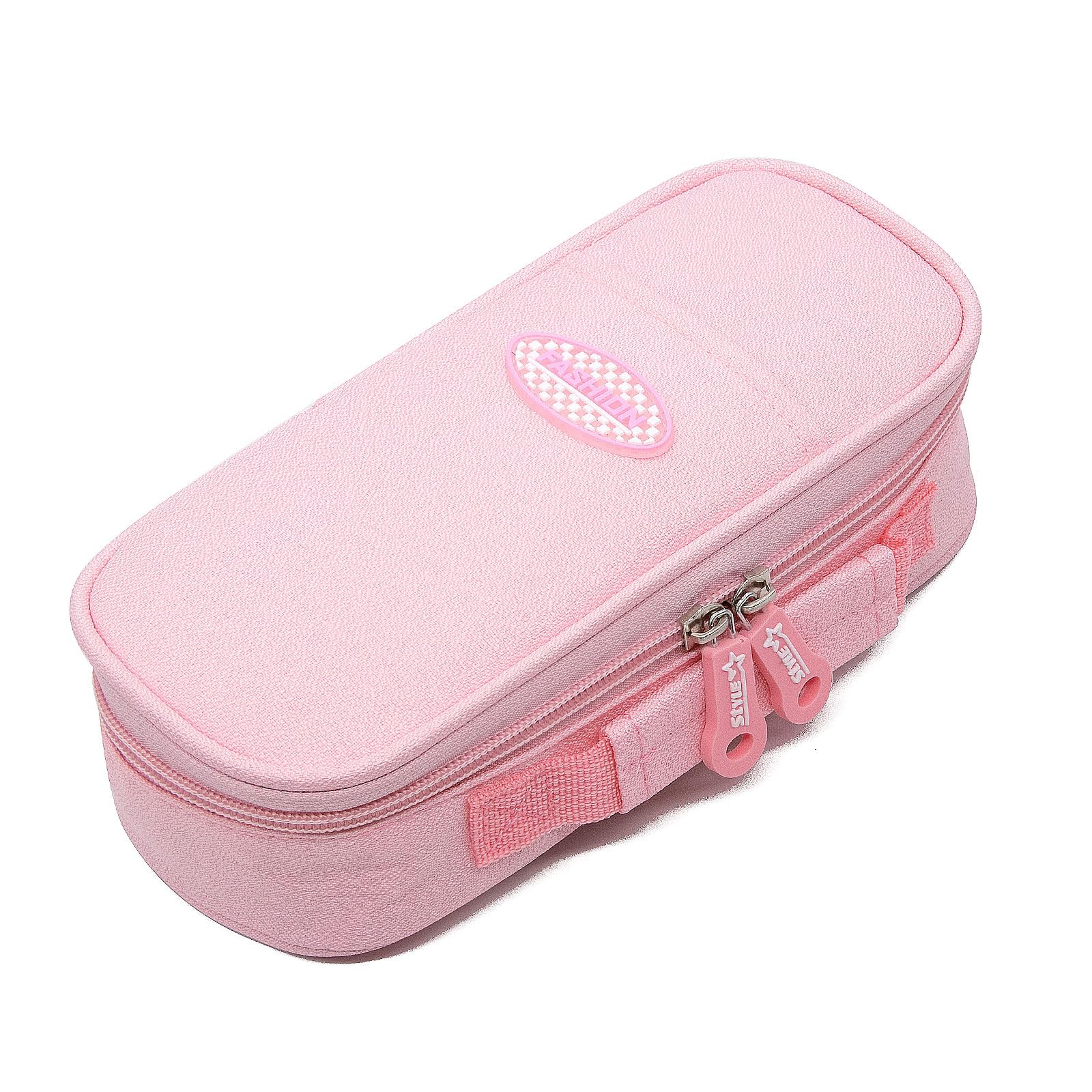 LJCZKA Pencil Case Large Capacity for Boys Girls, Pencil Pouch Portable Stationery Organiser for Office College School, 22x9.8x6cm