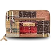 Bella Taylor Wrist Strap Wallet for Women | Multi Card Zip Around Wallet with RFID Protection and Wristlet Strap