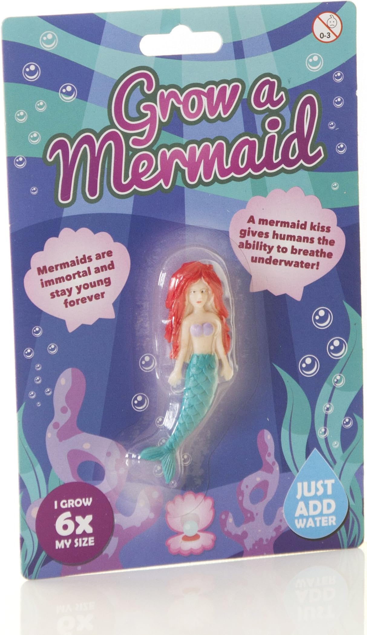 Boxer Gifts Grow a Mermaid Toy | Just Add Water | Great Fun for Children | Perfect Kids Stocking Stuffer