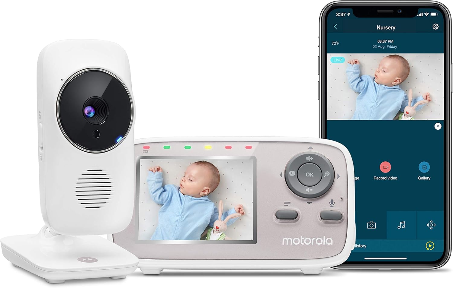 motorola mbp846 connect video baby monitor