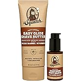 Dr. Squatch Wood Barrel Bourbon Smooth Shave Bundle - Easy Glide Butter + Soothing Post Shave - Natural Ingredients - Manly Fragrance - Moisturizing