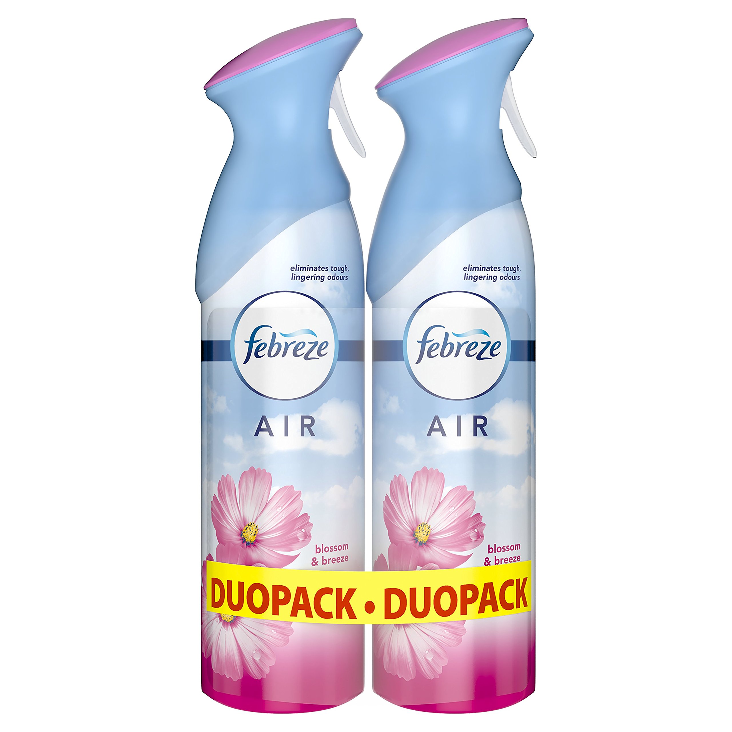 Febreze Air Freshener Spray, Odour Eliminator and Bathroom Freshener, 600 ml (300 ml x 2)