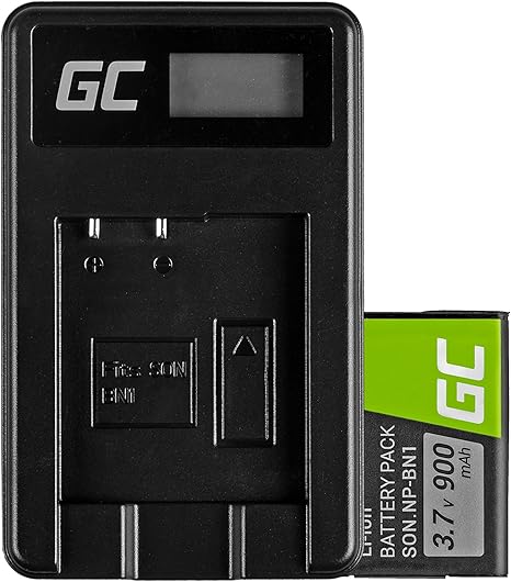 Green Cell Ensemble Batterie Et Chargeur Pour Appareil Photo Sony