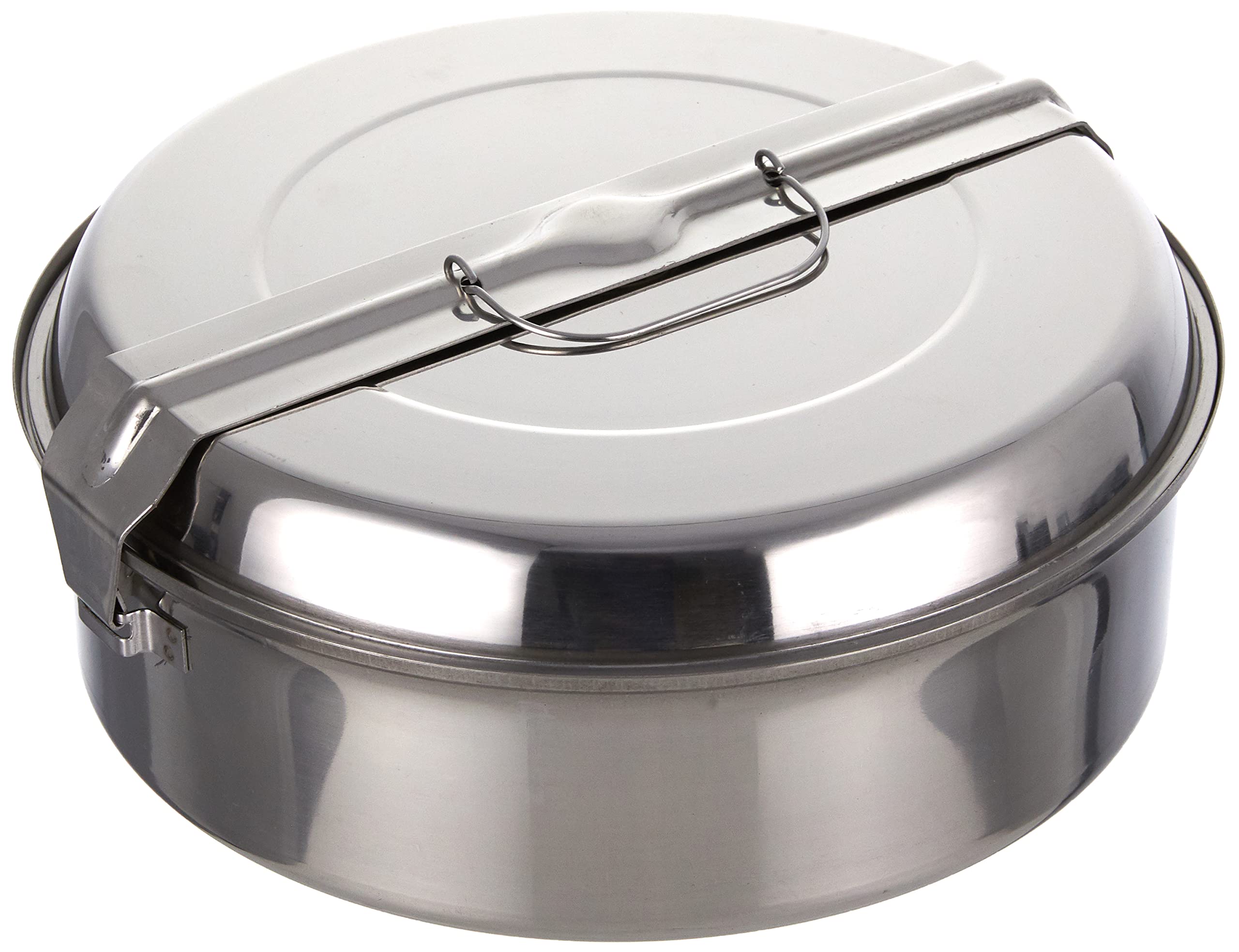 Ilsa 524 Straight Stainless Steel Food Storage Container, 24cm, Silver-Coloured