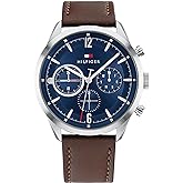 Tommy Hilfiger Men's Multifunction Watch – Stainless Steel, Classic Quartz Timepiece