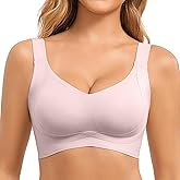 Plus Size Push Up Supportive Wireless Bras Comfort Soft No Underwire Seamless Full Coverage Comfort Bra for Women