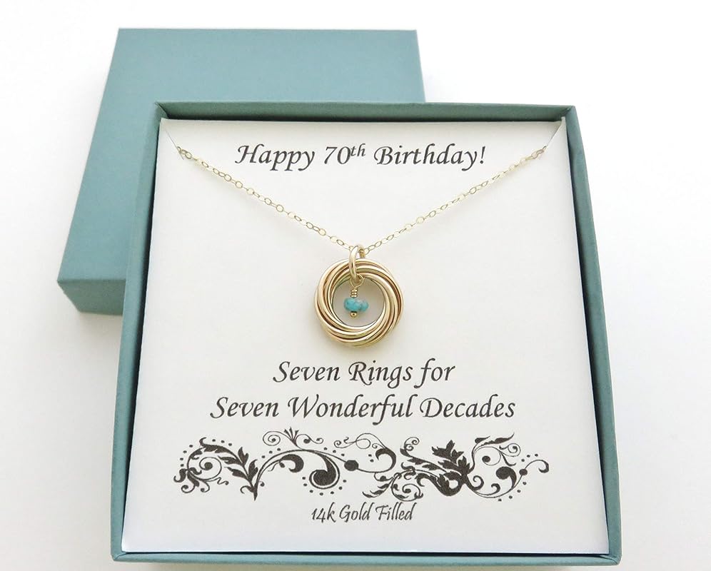 70th Birthday Gifts for Women Gold