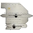 RIVERWELD HJC60 Multi-Function Welding Gauge Inspection Checks Weldment Thickness Weld Bead Height Welding Seam Gap Weldment Gap Groove Angle Marks Metric