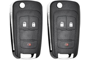 Vurkcy Key Fob Replacement for 2010-2019 Chevrolet Equinox & GMC Terrain/ 12-17 Sonic/ 16-17 Spark/ 15-18 Trax/ 14-18 Buick Encore Car Keyless Entry Remote Control, OHT01060512, 3 Buttons, 2Pcs