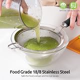 U-Taste 18/8 Stainless Steel Mesh Sieve 14 cm Fine Strainer 30 Mesh view 3