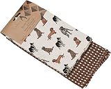 Penguin Home Set of 2 Recycled Cotton Tea Towels Grey Mustard 50x70 cm view 9