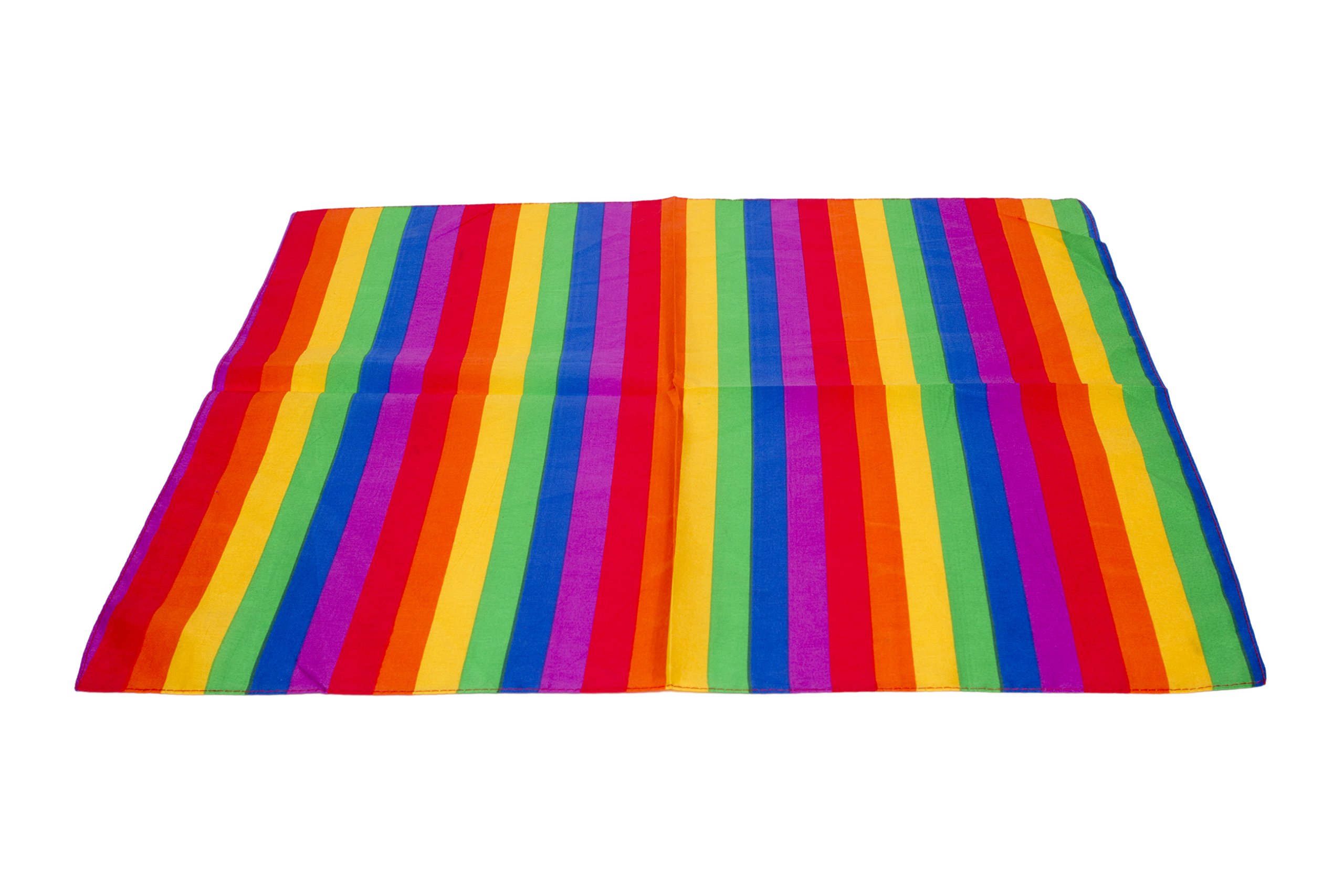 Cotton Striped Bandana (Rainbow)