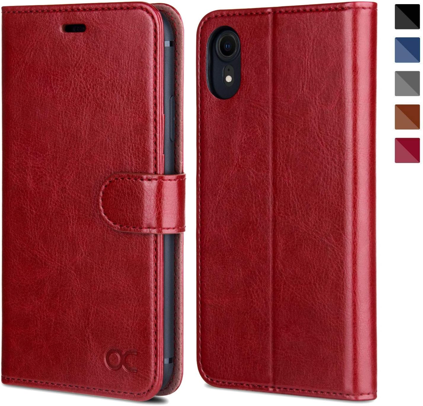 OCASE iPhone XR Case, Premium Leather iPhone XR case[TPU Shockproof