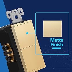 LIDER Minimalist Design Matte Finish Lighted Double