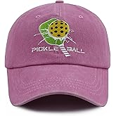 Chttohip Pickleball Hats for Women Men, Adjustable Embroidered Pickleball Baseball Cap