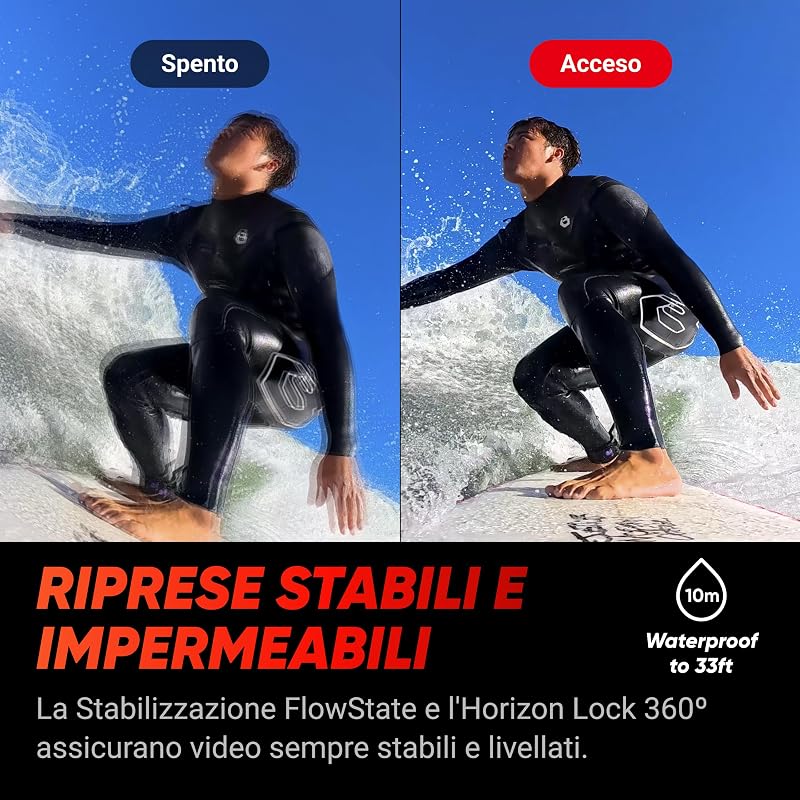 Ace Pro - Action cam 4K Co-coprogettata con Leica
