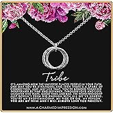 A Charmed Impression Silver Hammered Infinity Necklace - Best Friend Tribe Gift