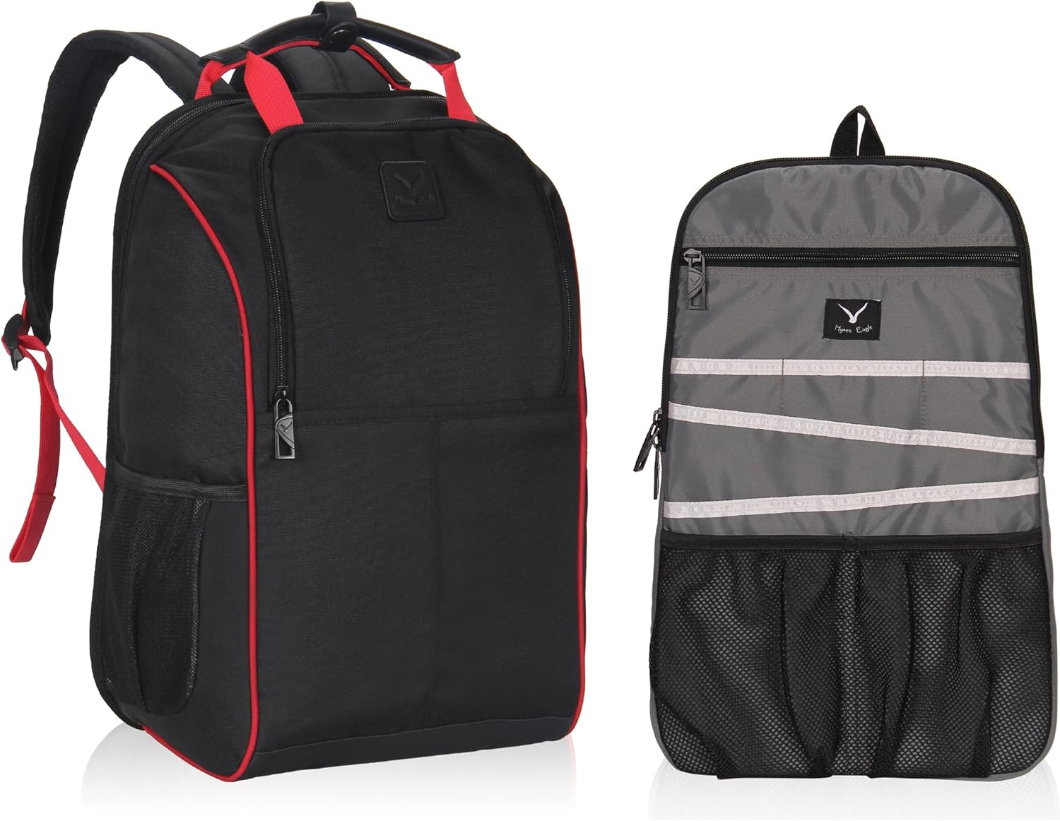 Travel Max Laptop Backpack & Insert Organizer, 2 in 1 Business College School Daypack Bag, 14 Inch Laptop Backpack for Men Women (Black)