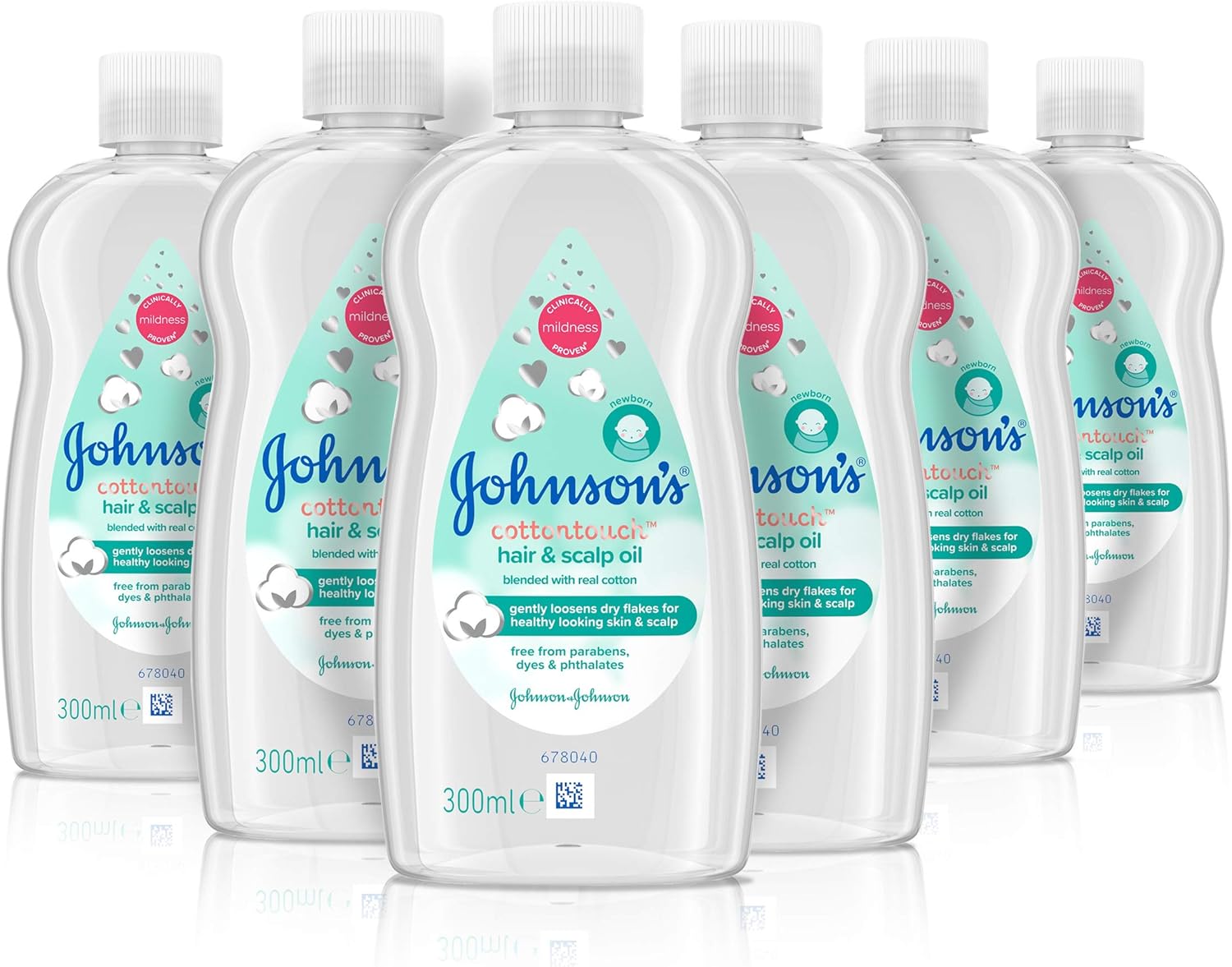 johnson's cotton touch hair and scalp oil