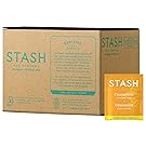 Stash Tea Chamomile Herbal Tea 100 Count Box of Tea Bags, Premium Herbal Tisane, Sweet Soothing Herbal Tea, Enjoy Hot or Iced