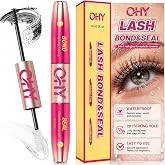 Waterproof Lash Cluster Glue, 6+6ml Strong Hold Long Lasting, Easy to Use | Large Capacity Good Value, Lash Bond and Seal for DIY Cluster Lashes, Natural Look for Daily Wear &amp; Special Occasions, OHY