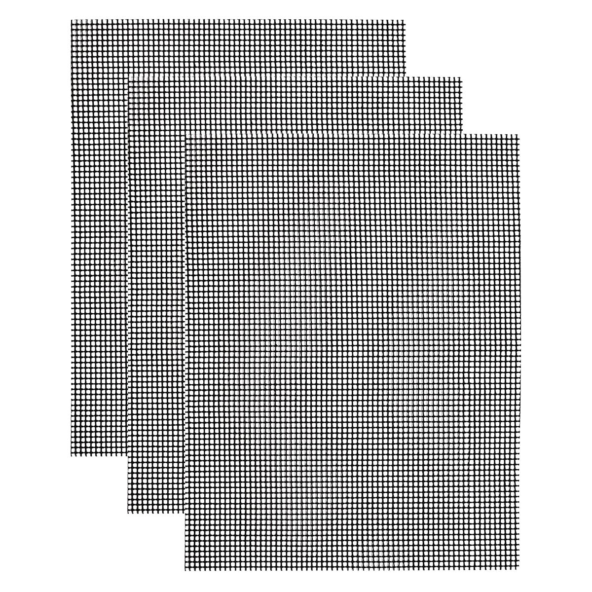 NUZAMAS Pack of 9 BBQ Grill Mesh Mat Set,Non-Stick Reusable Grill Mats Baking Accessories for Grilling Meat, Vegetables, Cooking, Baking, Grilling and Baking, 40x33cm