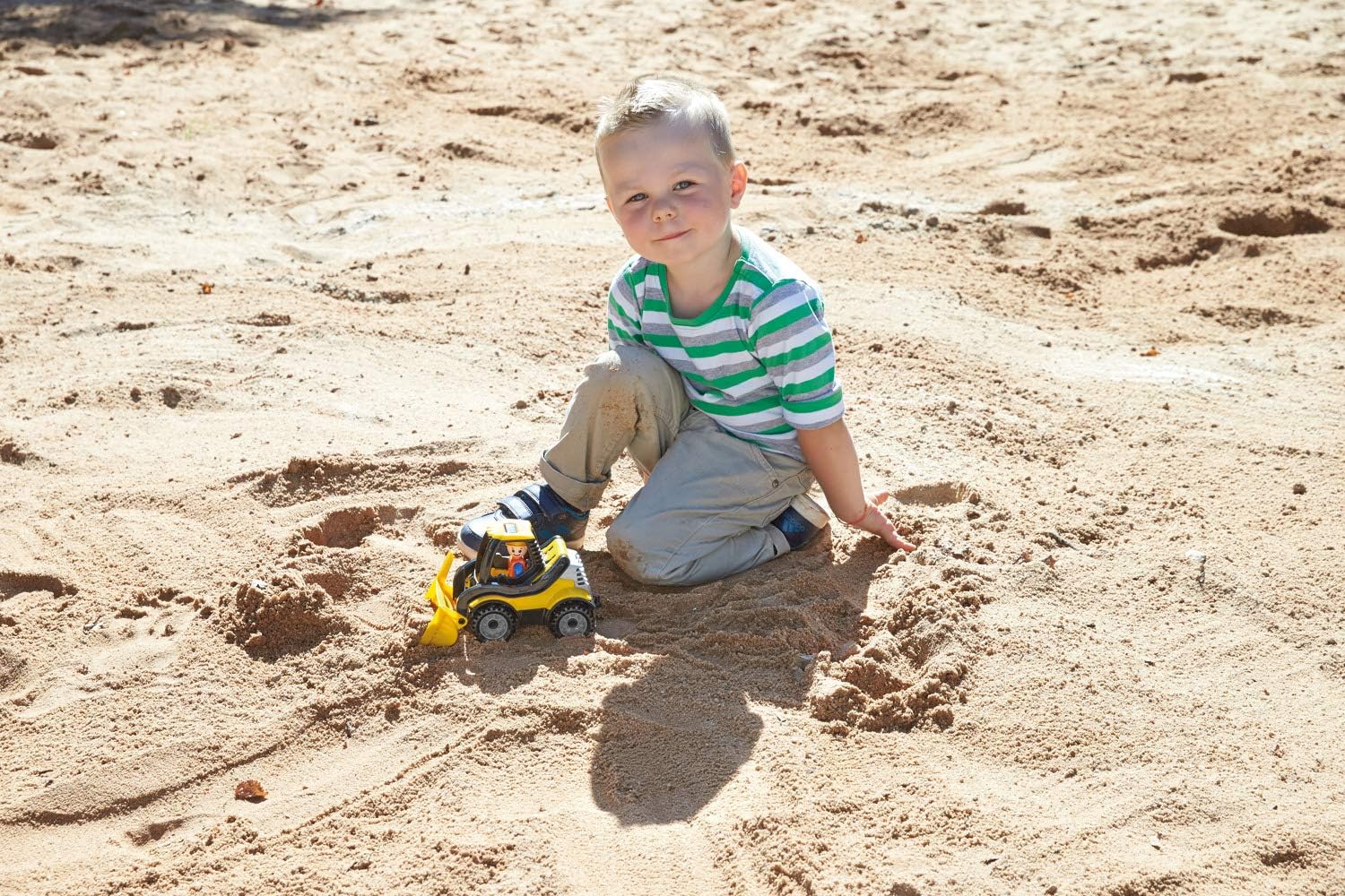 Lena 01622, Truckies shovel loader, solid construction vehicle approx. 22 cm, small toy - Image 4