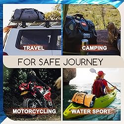Waterproof Duffel Bag - Motorcycle Dry Bag Tail Bag