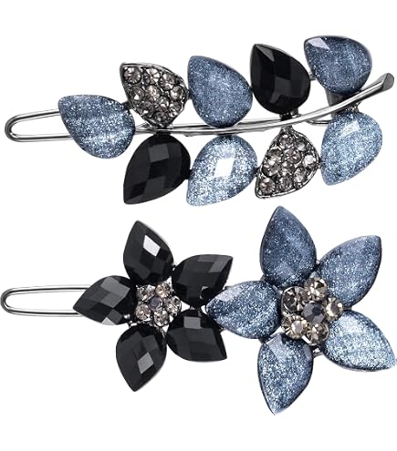 Crystal Apple hair clip embellished Amazon.com : HAND Stylish Crystal Apple Hair Clips Barrettes  main image 4