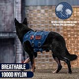 OneTigris No Pull Dog Harness Large Mesh MOLLE Vests with Handles view 4