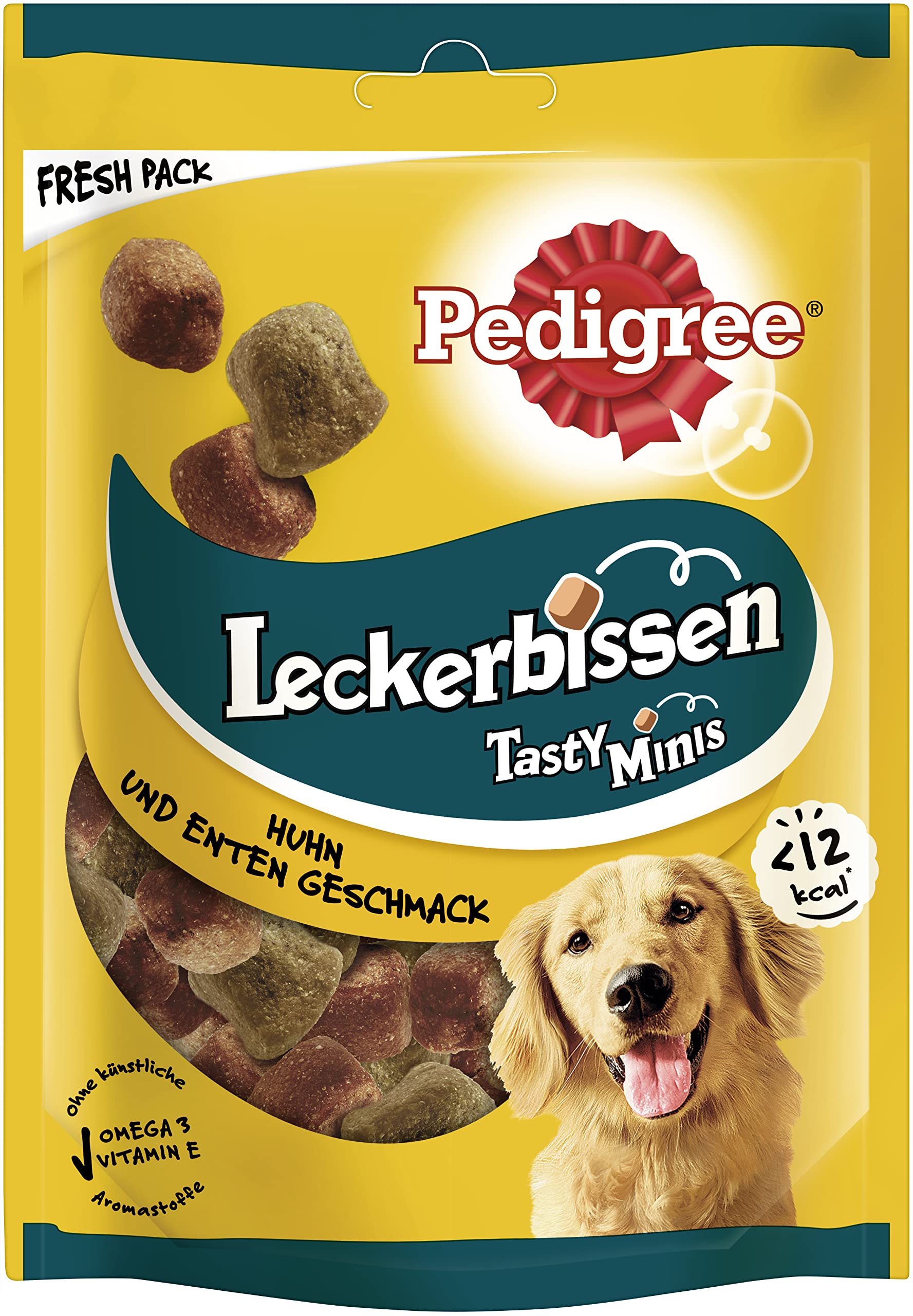 PEDIGREE Treats Chew Happen Portion Bag with Chicken and Duck Flavour 6 x 130 g