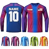 ORYG Kids Goalkeeper Jersey Custom Padded Goalie Shirt Personalized Soccer Keeper Uniform for Men Youth with Name Number Logo