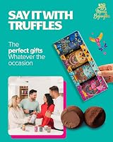 Monty Bojangles Cocoa Dusted Chocolate Truffles Kit Tin Persian Pink 36g view 3