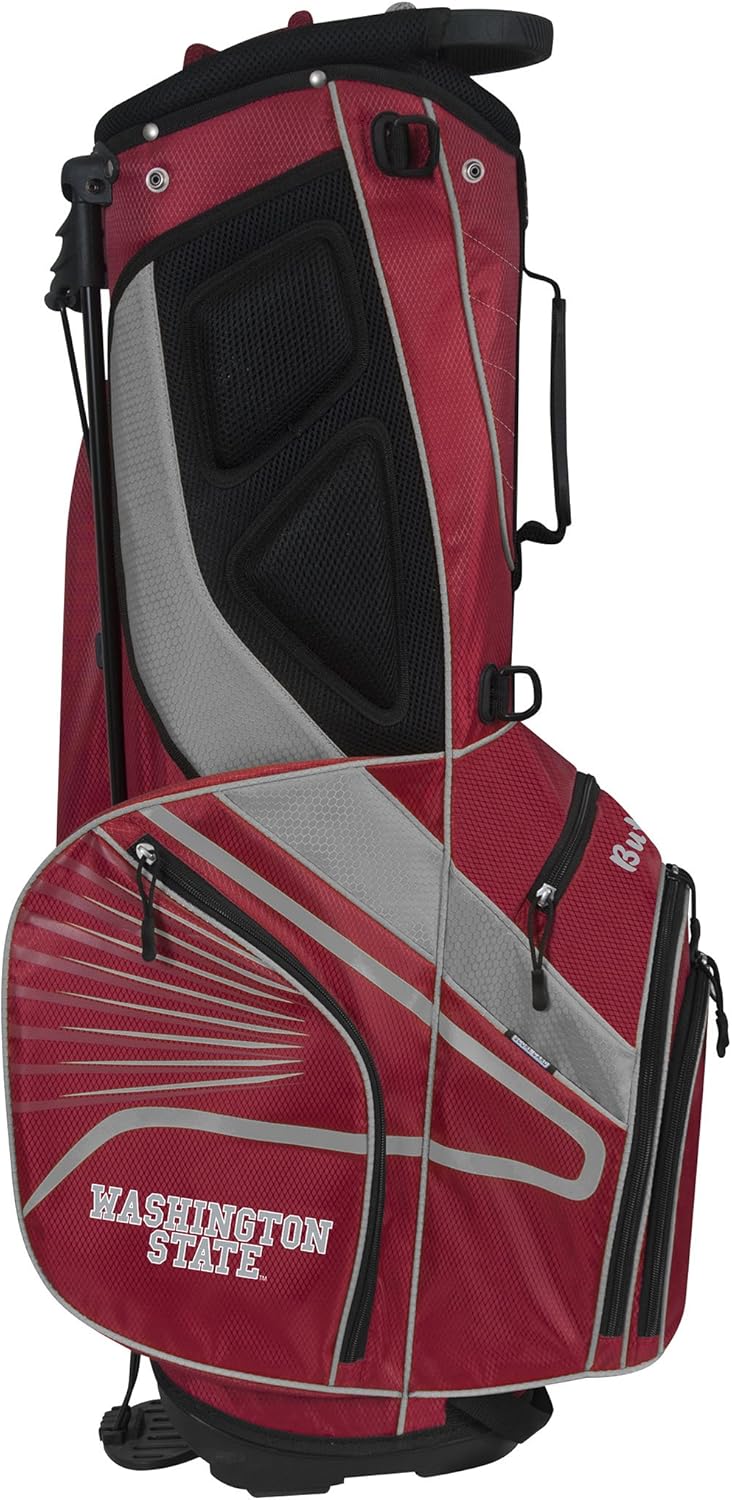Team Effort Washington State Cougars Gridiron III Stand Bag : Sports & Outdoors