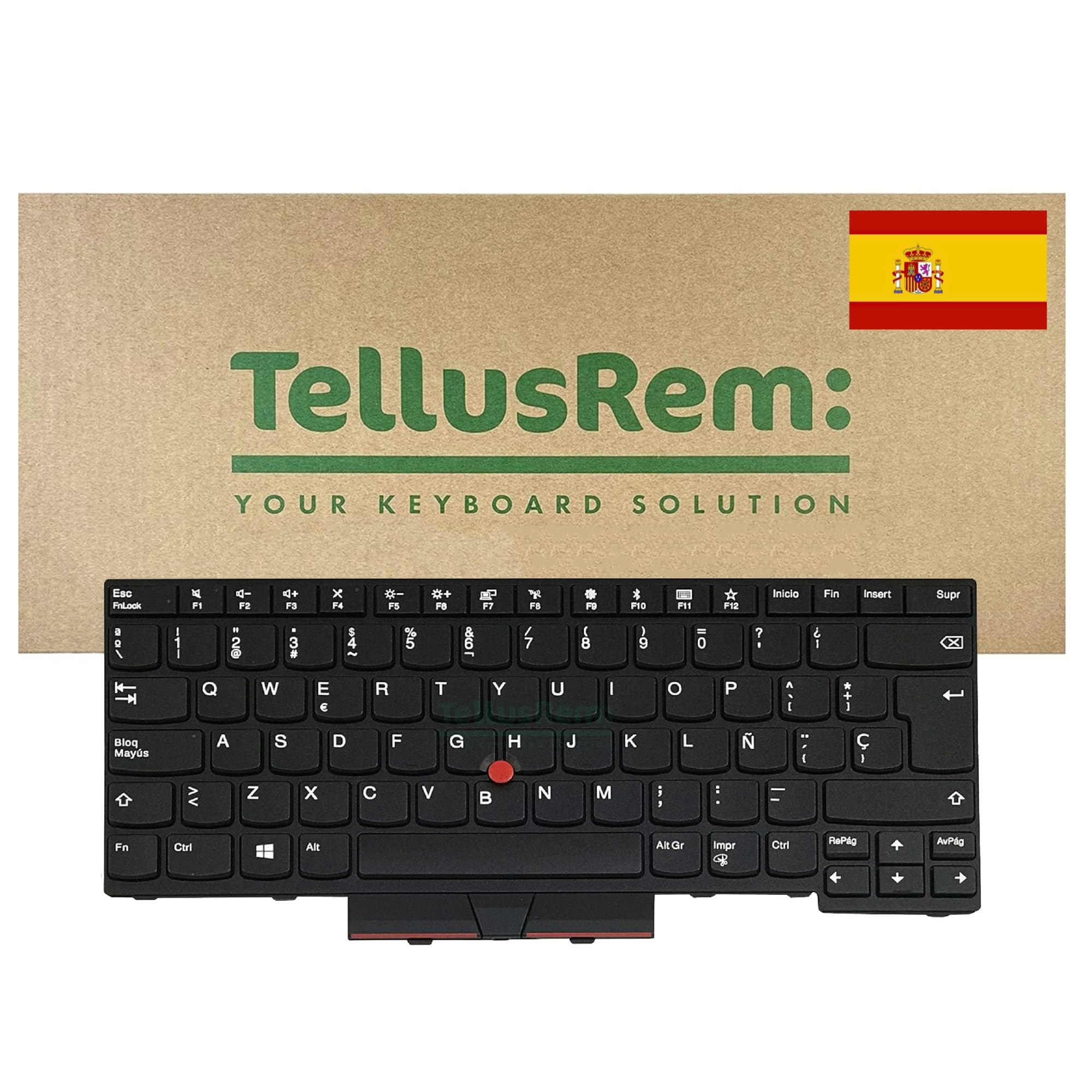 replacement Spanish backlit keyboard for Lenovo Thinkpad T470 T480