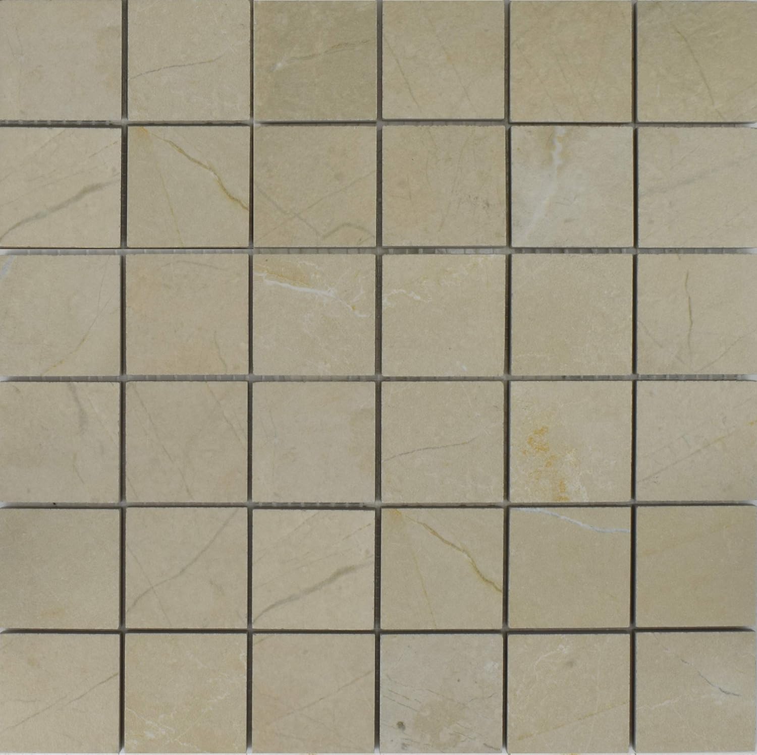Sensi Aura 2x2 Mosaic Matte Sahara Cream Floor Tile 4 50