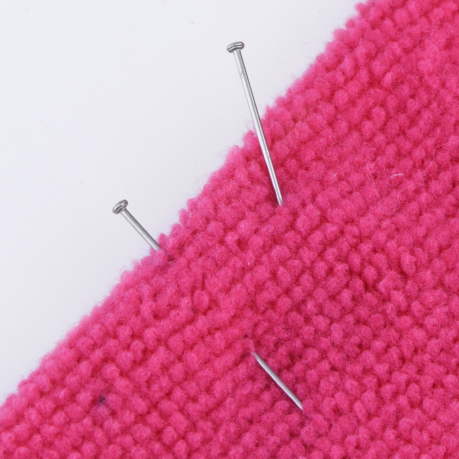Shappy 1600 Pieces 1 1/16 Inch Head Pins Bouquet Pins Diamond Head Pins for Craft 1 1/16 Inch Fine Satin Pin Dressmaker Pins for Jewelry Making, Sewing and Craft, Stainless Steel