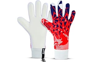 EFAH SPORTS Soccer Goalkeeper Gloves for Boys Kids Children Youth Adult Professional Goalkeeping Glove with Strong Grip Protection Palms