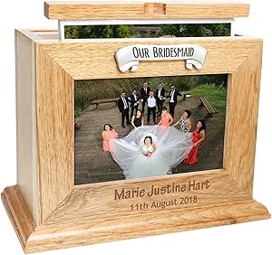 Dama Regalo personalizado grabado caja álbum de fotos de ...