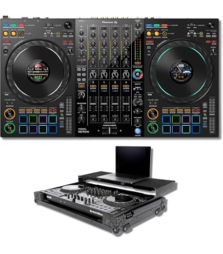 Pioneer DJコントローラー　DDJ-FLX4 Amazon.com: Pioneer DDJ-FLX10 4-Deck DJ Controller Bundle with