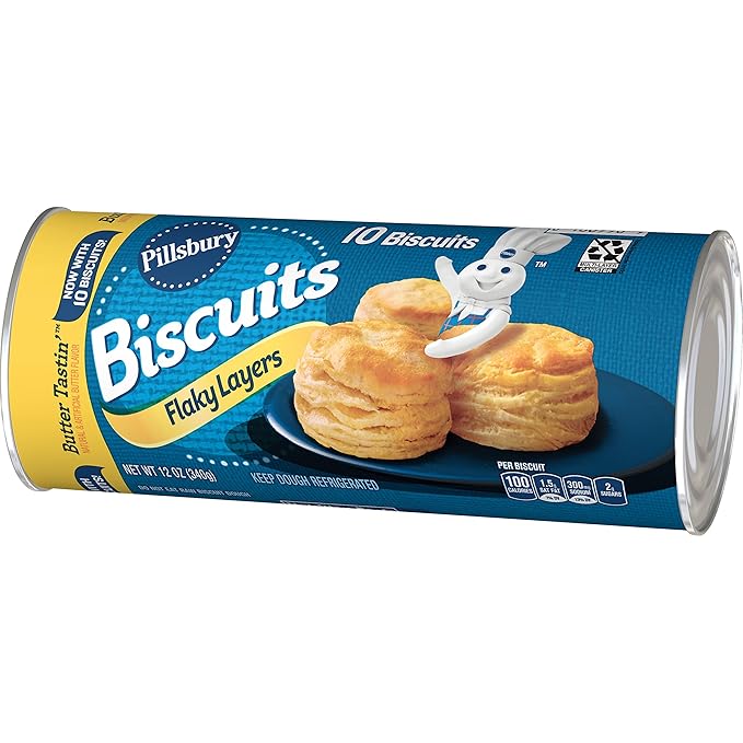 Pillsbury Flaky Layers Butter Tastin' Biscuits 10 ct