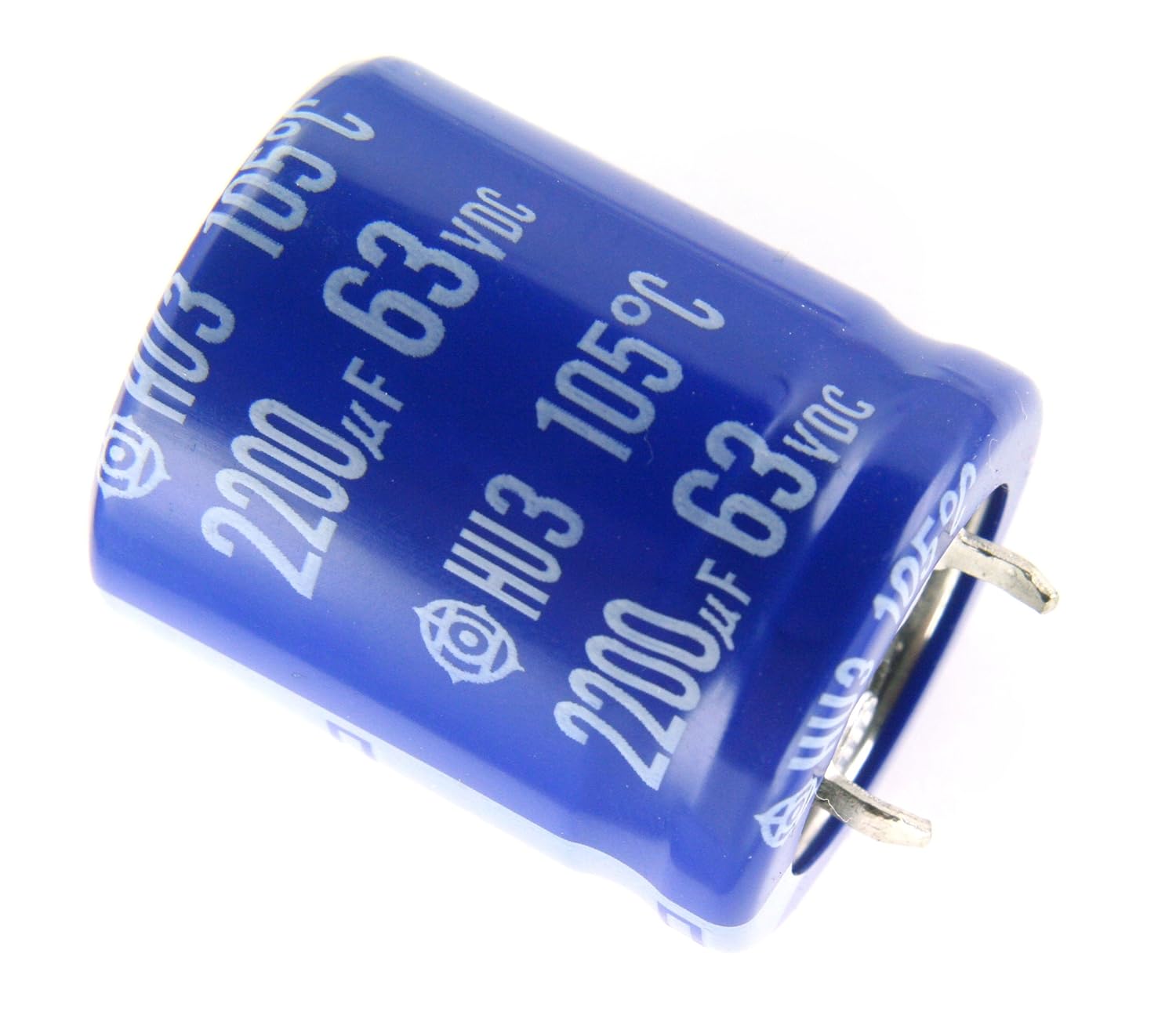 2pcs Hitachi HU3 2200uF 63v 105c Radial Electrolytic Capacitor