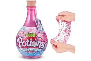 ZURU OOSH Oosh Potions Slime Surprise (Pink) by ZURU DIY Slime Kit with Sparkles, Beads, Glittler, Stress Relief, Party Favors, Magical Fluffy Putty Slime for Kids and Girls Ages 6+