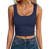 ANRABESS Tank Tops for Women Scoop Neck Crop Sleeveless Top Summer Going Out Basic Tee Cute Ribbed Slim Shirts Clothes 2026