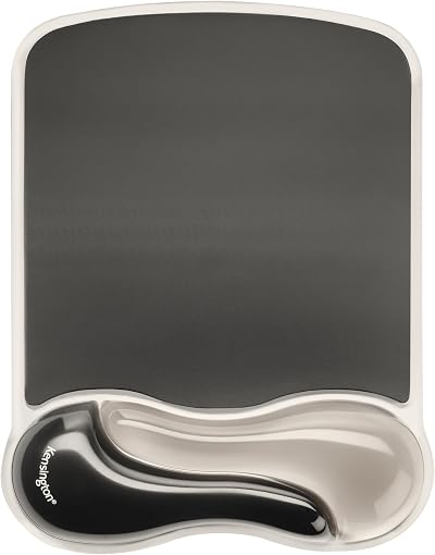 Kensington Duo Gel Mouse Pad with Wrist Rest Grey 62399 Ergonomic