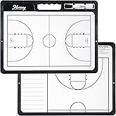 Murray Sporting Goods Whiteboard Premium Basketball Coaches Clipboard | Double-Sided Basketball Whiteboard with Marker